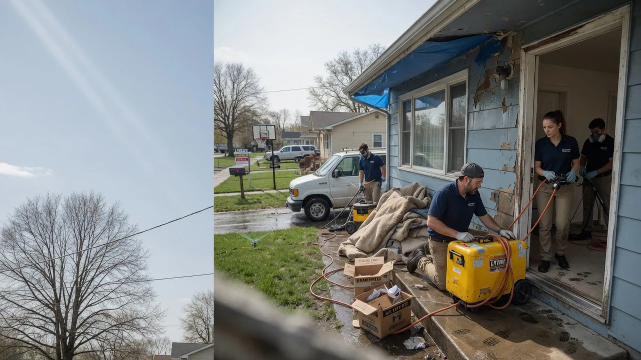 Basement Flood Cleanup in Shamrock, TX near me
